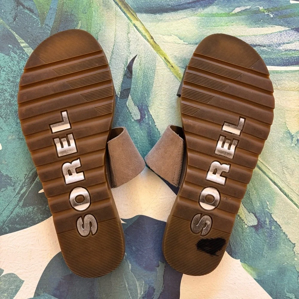 SOREL Ella ll Slides Sandals Size 8